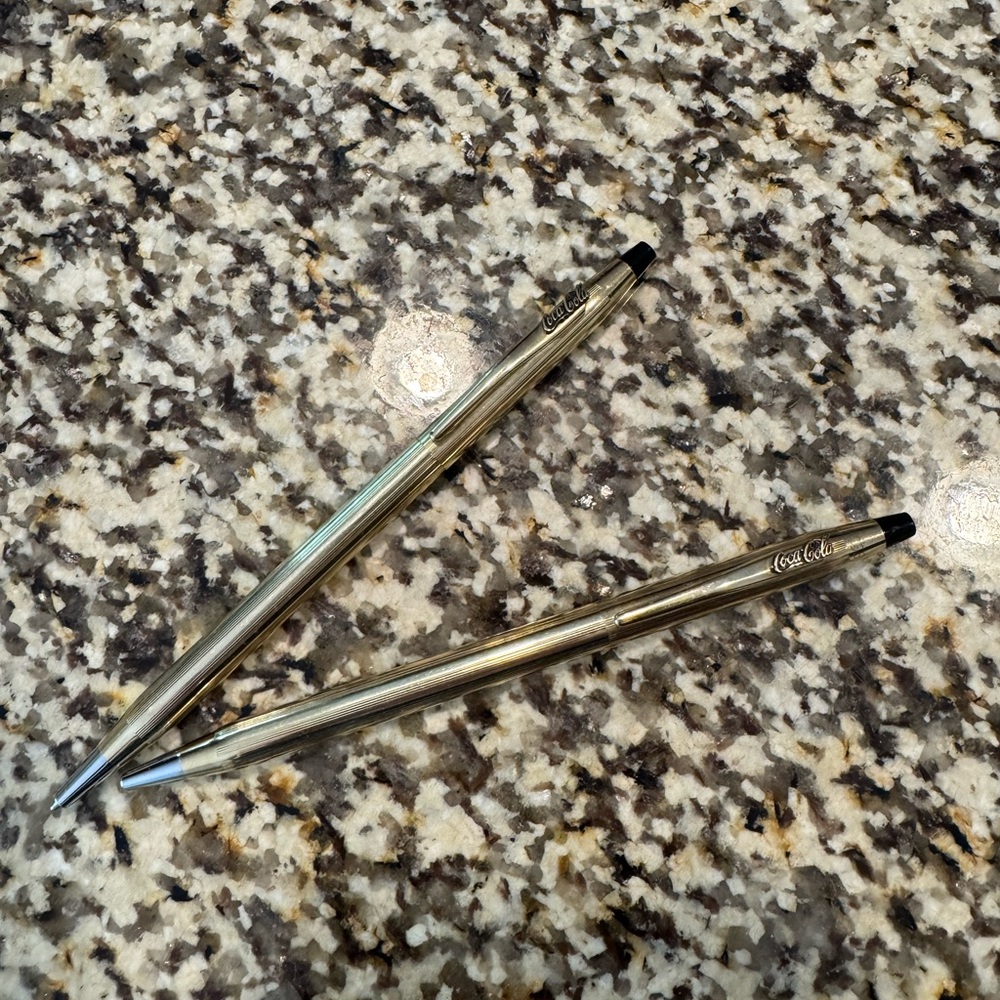 Coca-Cola Elegant Gold CROSS Pens